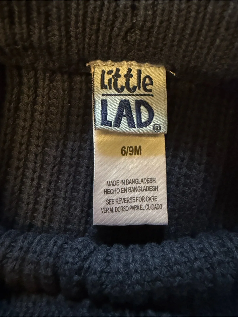 Little Lad 6-9 M Boy’s 2-Piece Set Koala Knit Pants and Top